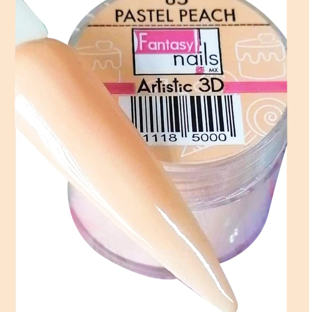 ACRILICO #85 PASTEL PEACH FANTASY NAILS